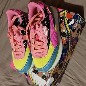 L.O.L. Surprise x Puma future rider vrqt little girls shoes